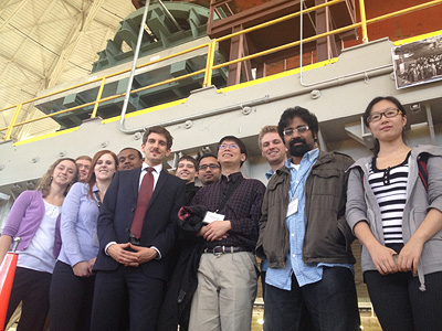Students touring the Lawrence Berkeley National Lab